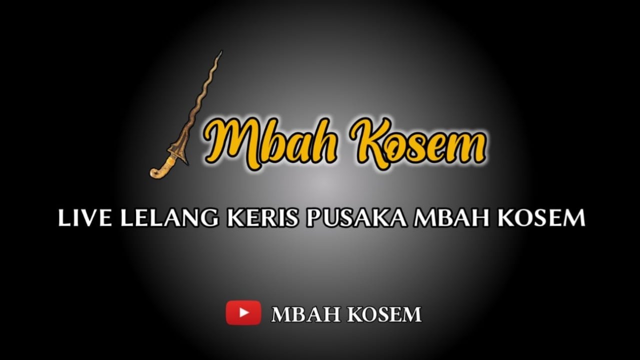 live streaming lelang pusaka mbah kosem sabtu 28 februari 2026