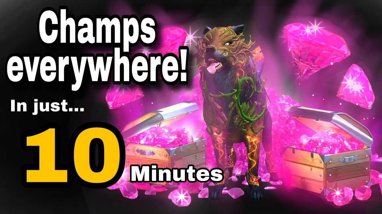 The wolf - I GOT 20 CHAMPS in just 10 MINUTES??😨 || champs count in coop sesion