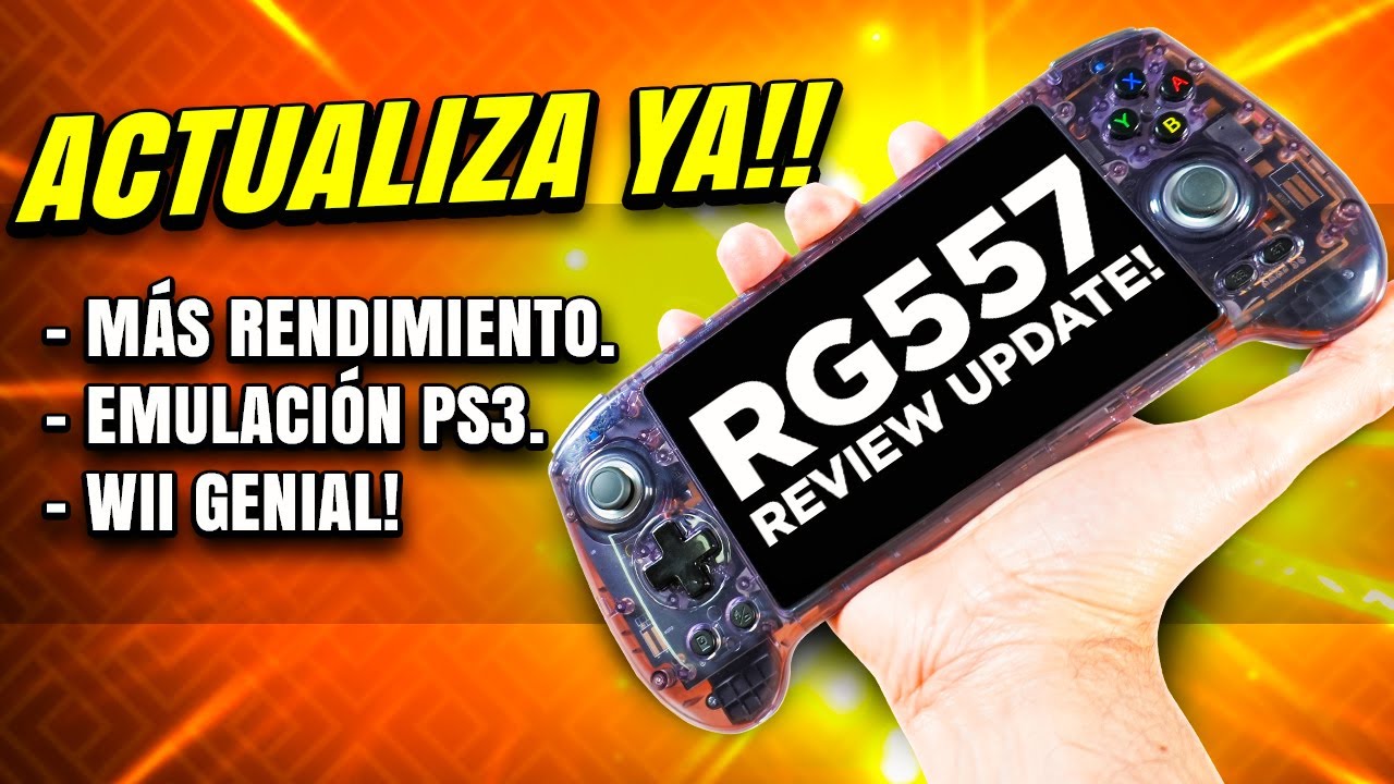 CAMBIO BRUTAL en la ANBERNIC RG557  ¿ puede con playstation 3? ACTUALIZACION del REVIEW