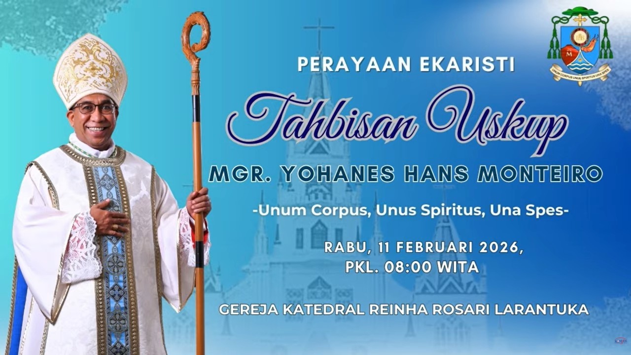 [LIVERELAY] Perayaan Tahbisan Uskup Larantuka Mgr. Yohanes Hans Monteiro - Gereja Katedral Larantuka
