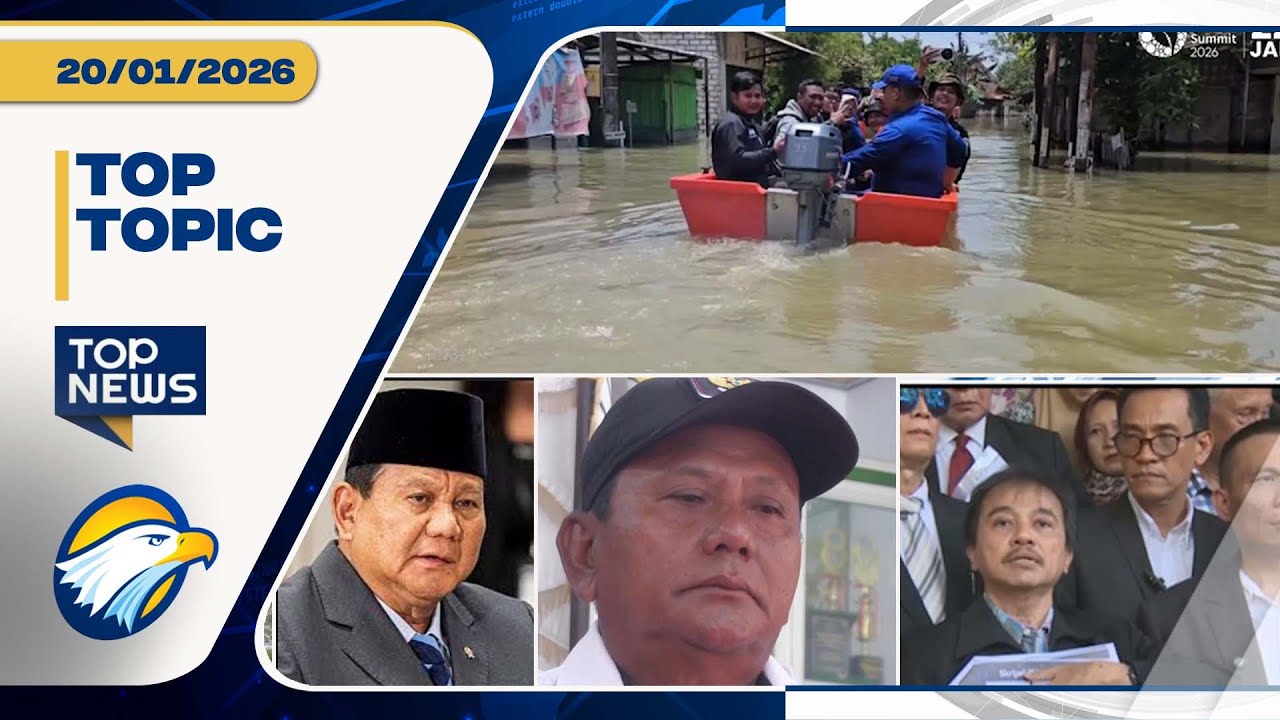 Top Topic - Kasus Ijazah Jokowi Makin Memanas, Banjir Pati, Wujud Kembaran Prabowo di Lampung