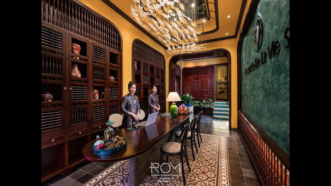 Thiết Kế và Thi Công Spa Phong Cách Đông Dương (Indochine) Mộc Mạc, Hoài Niệm Của Người Việt Xưa