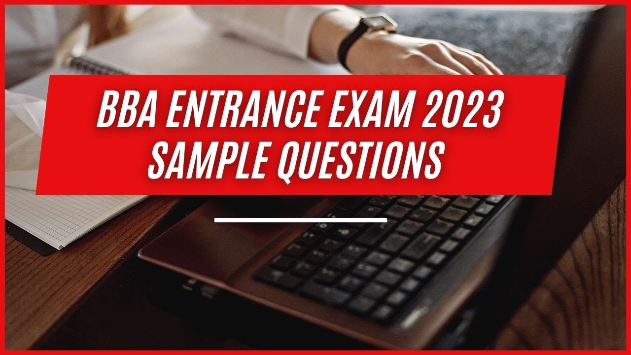 BBA Entrance Exam 2023 Sample Questions which can help you to get Good Marks | @dr.sandeeprathod |