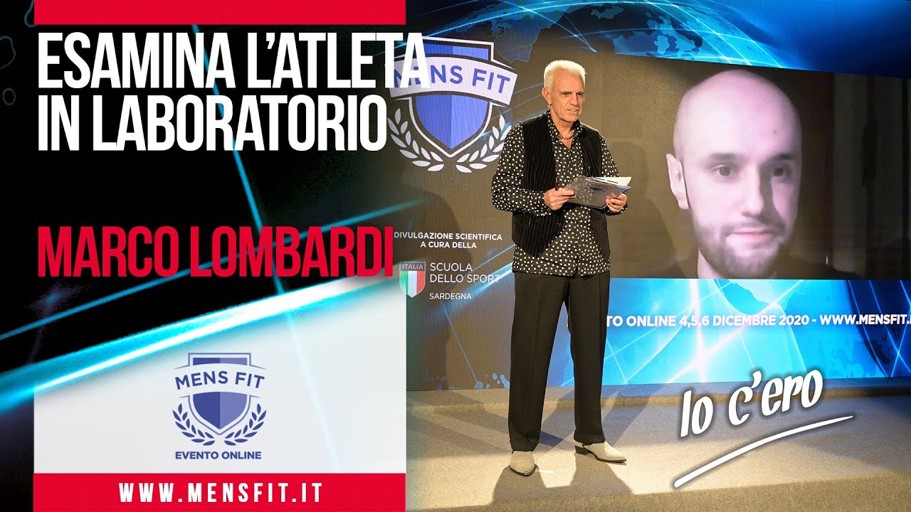 Marco Lombardi al Mens Fit | Esamina l’atleta in laboratorio