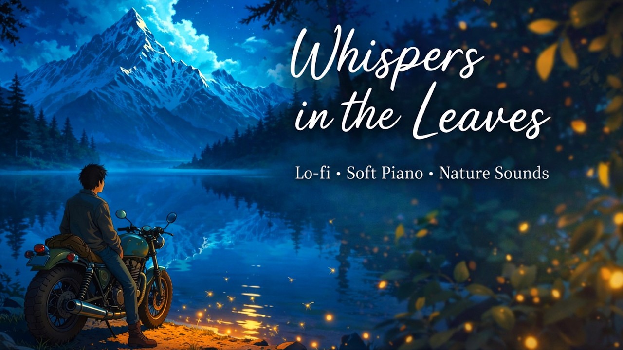 Whispers in the Leaves – Relaxing Lo-fi Piano with Nature Sounds 🌙 | Peaceful Dreamy Healing Musicv