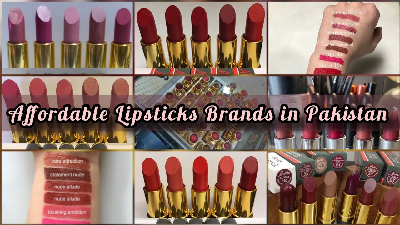 Affordable Lipsticks Brands in Pakistan | #makeup |  Glow and Grow 99 |