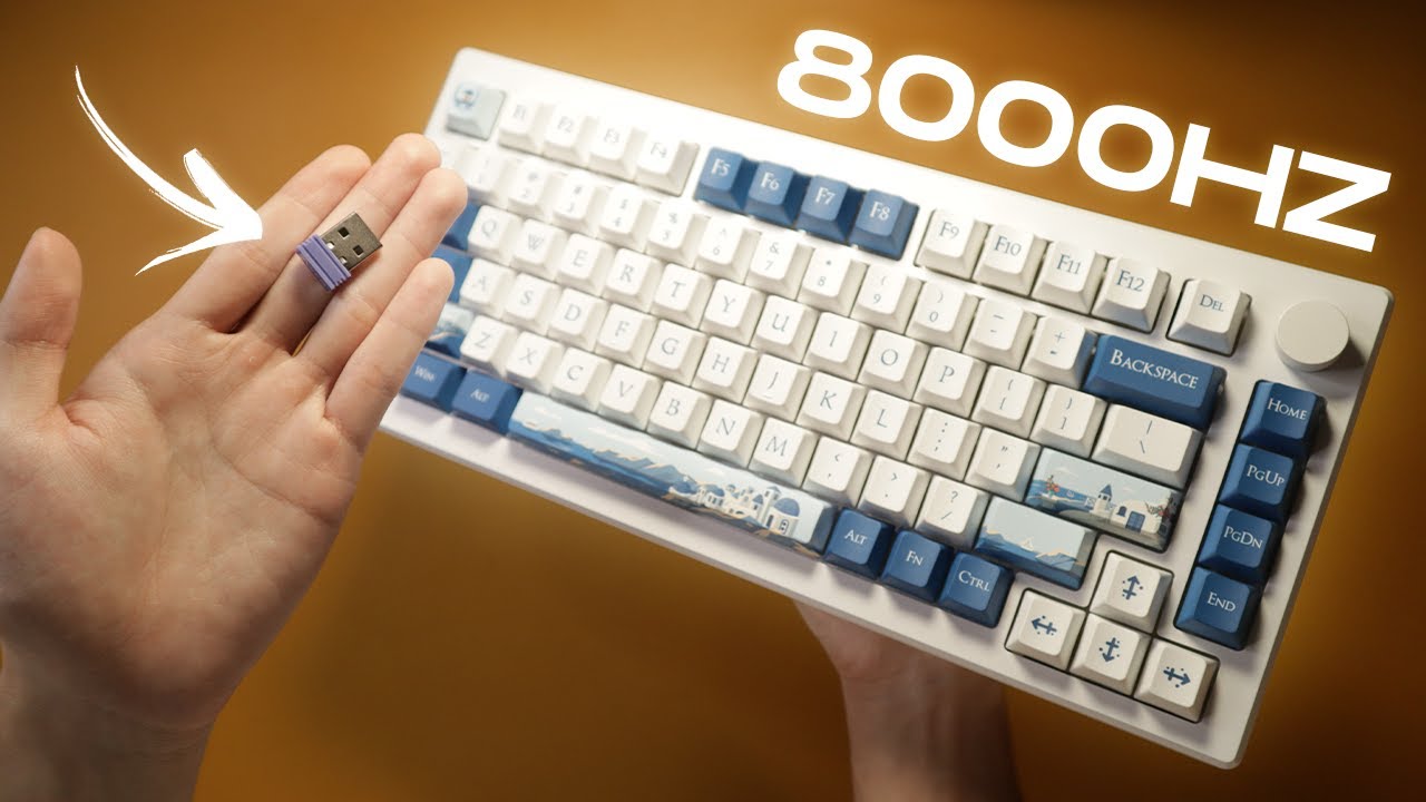 Беспроводная магнитная клавиатура, которая может работать на частоте 8000 Гц!? (Обзор Akko MOD007...