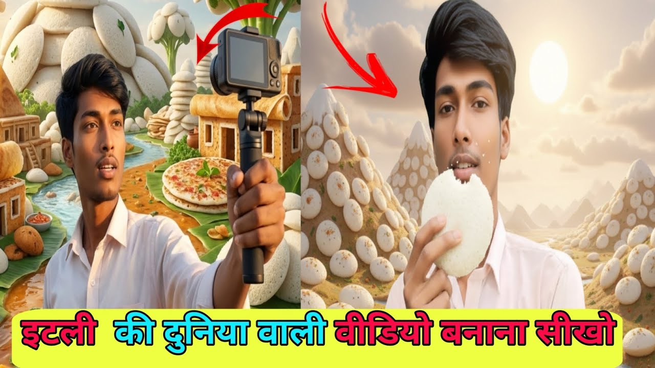 Momos, Panipuri, Pizza Ai Ki Duniya Reels Editing ! Momos Vala Ai Vloging Video Kaise Banaye😮