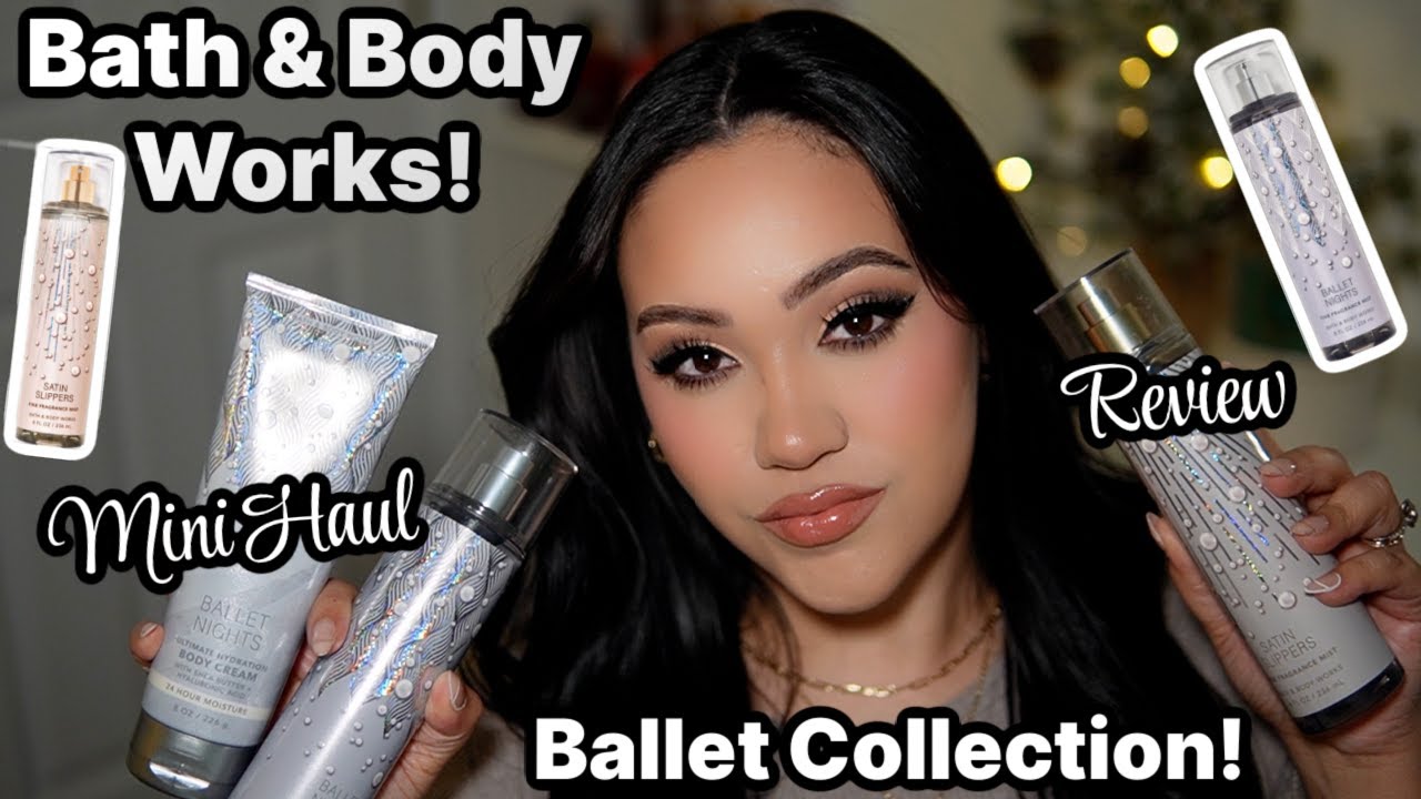 BATH & BODY WORKS MINI HAUL + BALLET COLLECTION REVIEW! | AMY GLAM ✨