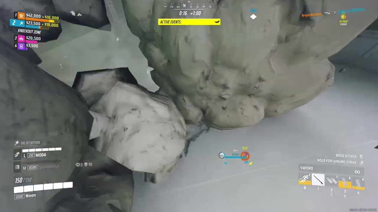 worst combo ever (lowgrav + sword) + long nails(skill issue)