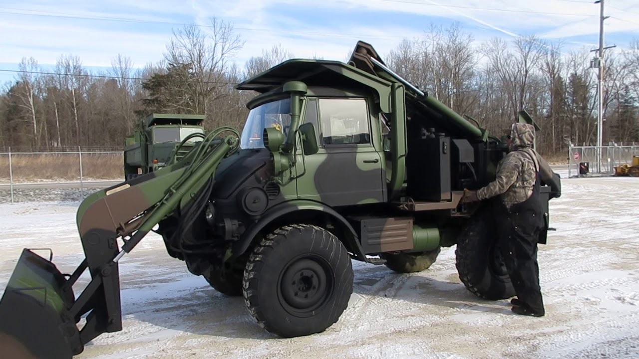 1990 Unimog FLU419 3272 miles!! Clean C&C Equipment