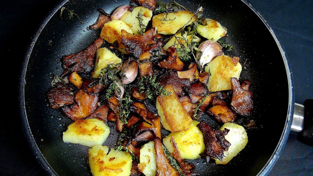 Rebozuelos con patatas