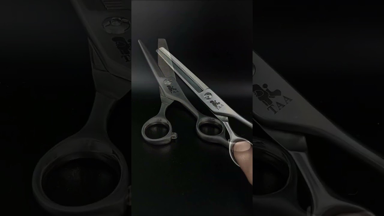 Ножницы для груминга TAA 6.5 DB6550 филировочные  #groom #grooming #груминг