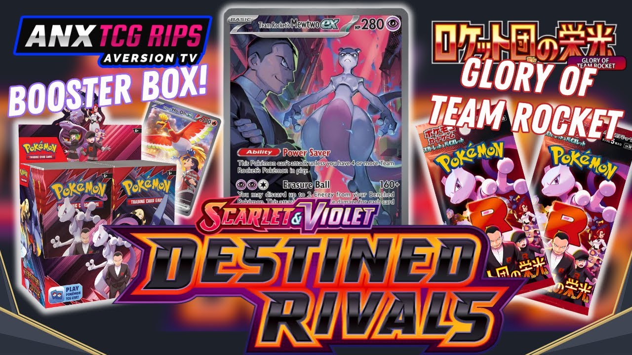 It’s Time! Destined Rivals & Glory of Team Rocket – Mewtwo ex & Ho-Oh ex Hunt! 🎴✨