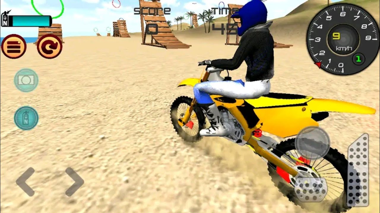 Motocross Beach Bike Stunt Racing Games - Android GamePlay HD - Free Bike Games - Racing Stunt Games