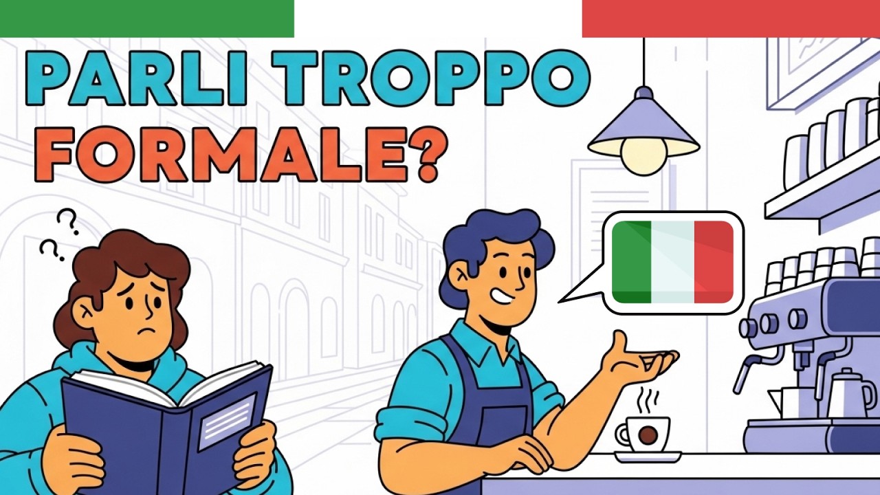 Parli Italiano Troppo Formale? Ecco come Sembrare Naturale 🇮🇹 | Impara l'italiano Podcast