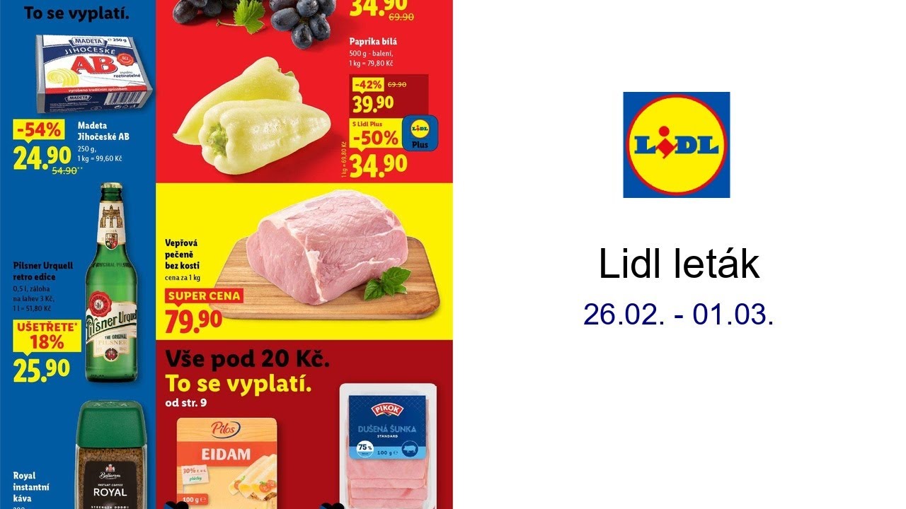Lidl leták 26.02. - 01.03.