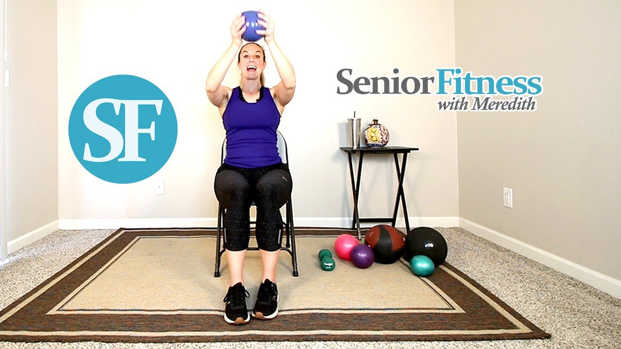 Senior Fitness - Resistance Exercises For Seniors Using A Medicine Ball