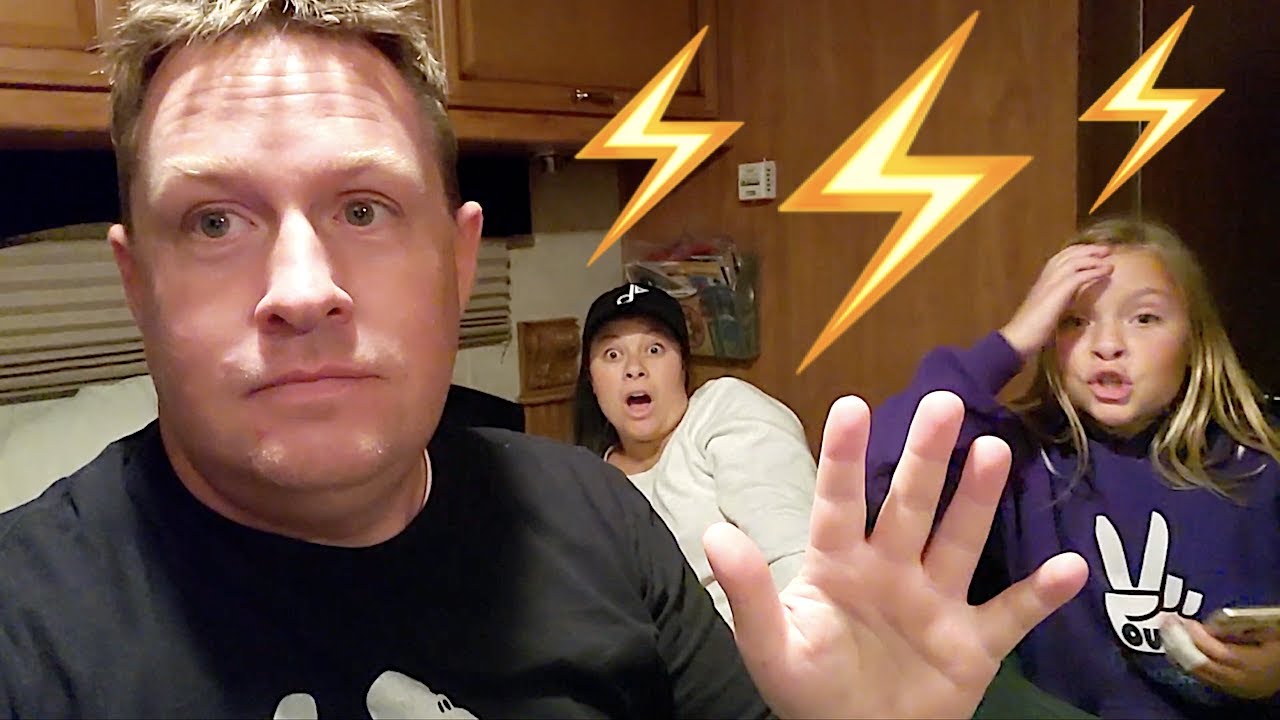 😱STRUCK BY LIGHTNING in our RV!!! ⚡️