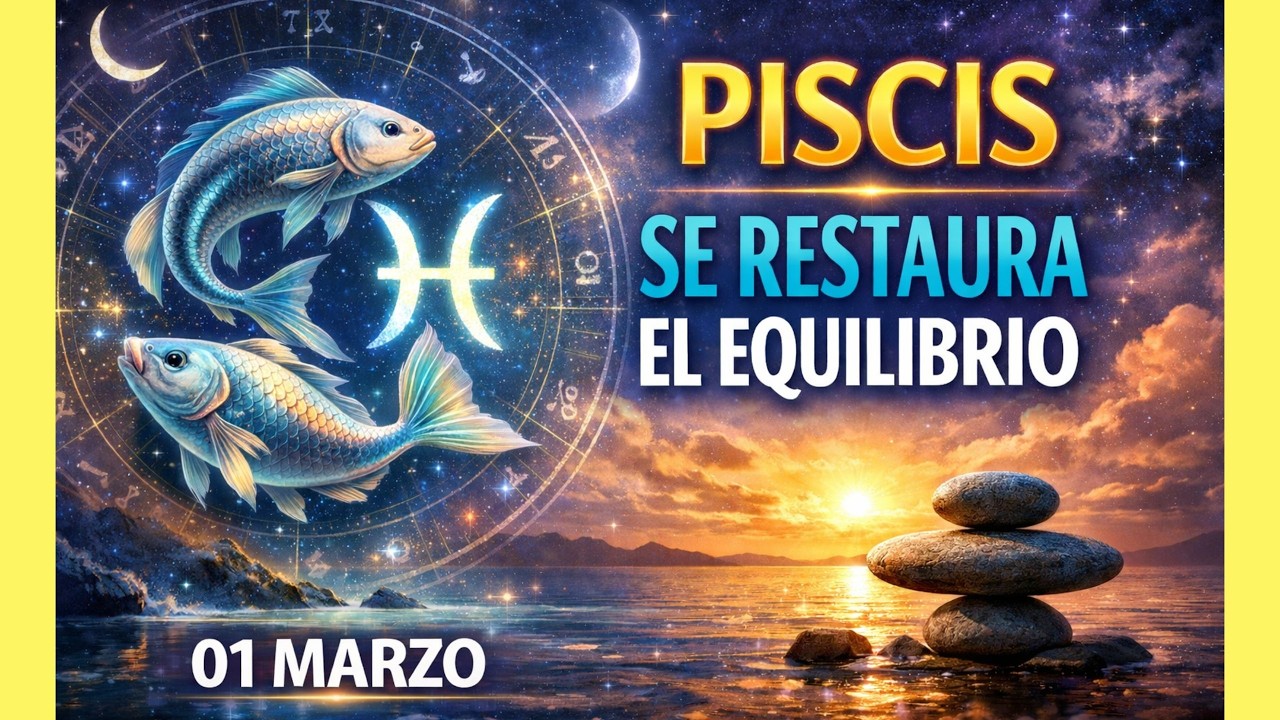 PISCIS ♓ SE RESTAURA EL EQUILIBRIO