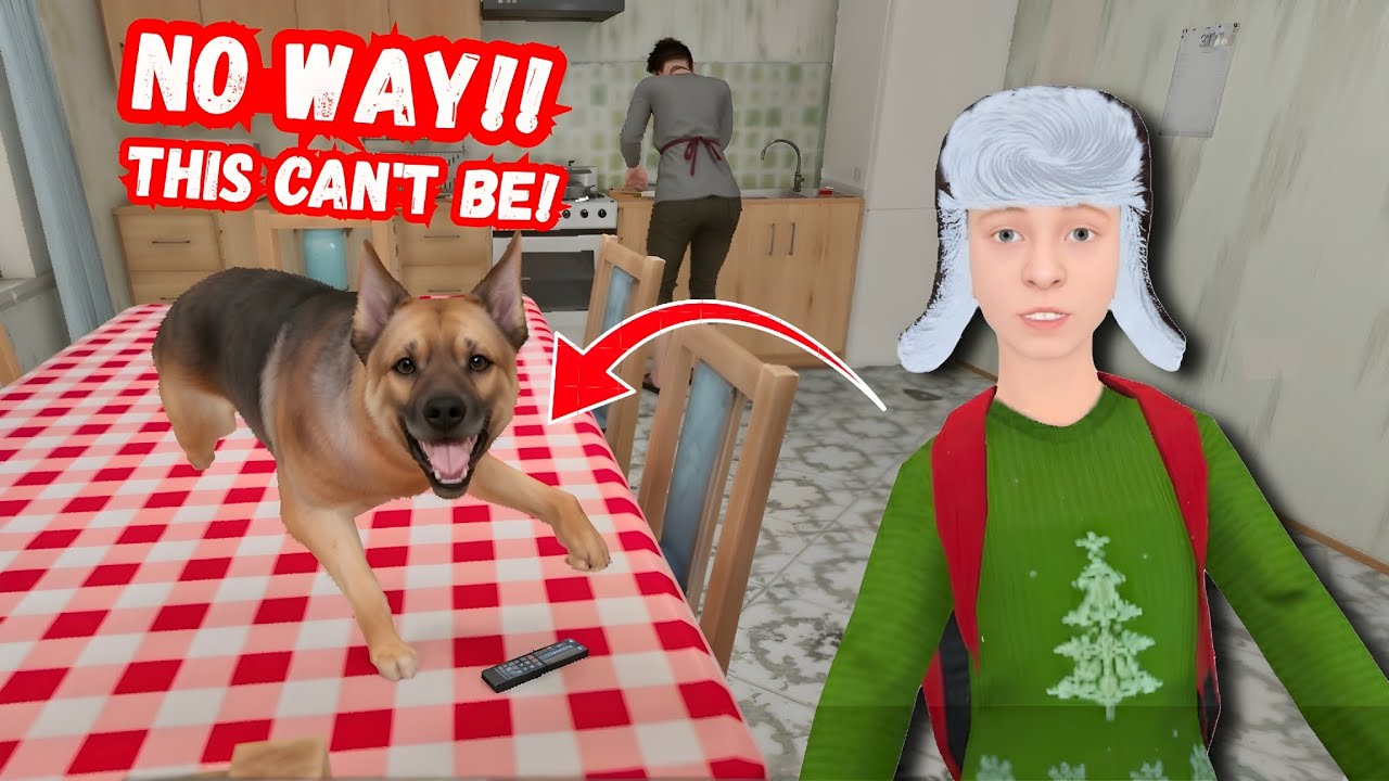 The Dog Is Inside The Kitchen In Schoolboy Runaway Stealth!!🤯