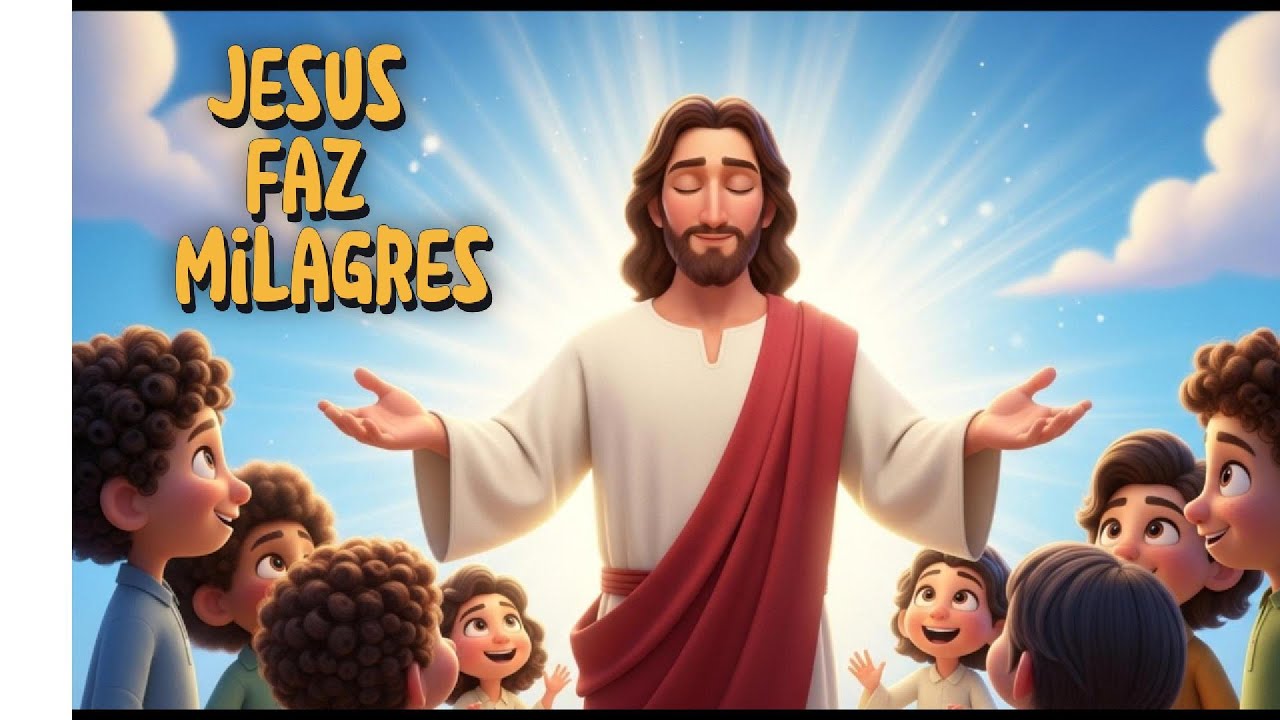Os Milagres de Jesus 🌈 Músicas Infantis Cristãs | 30 Minutos