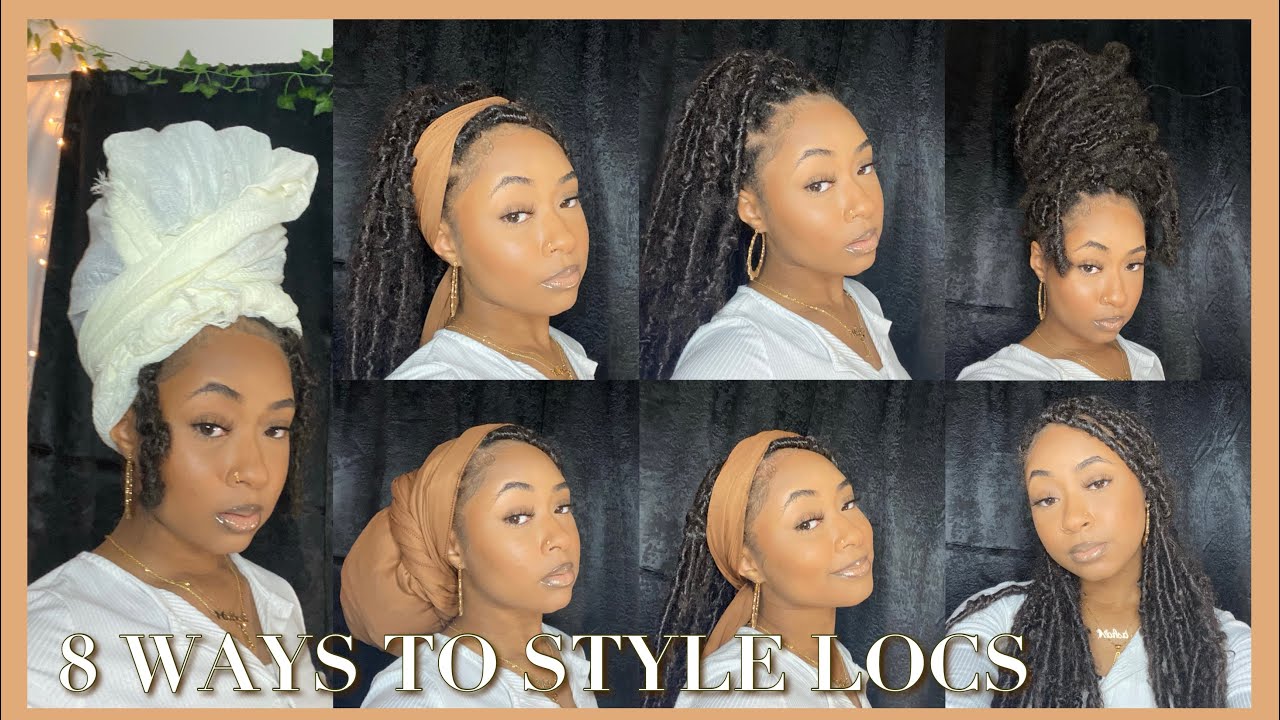 DIFFERENT WAYS TO STYLE BUTTERFLY LOCS | asha jai.