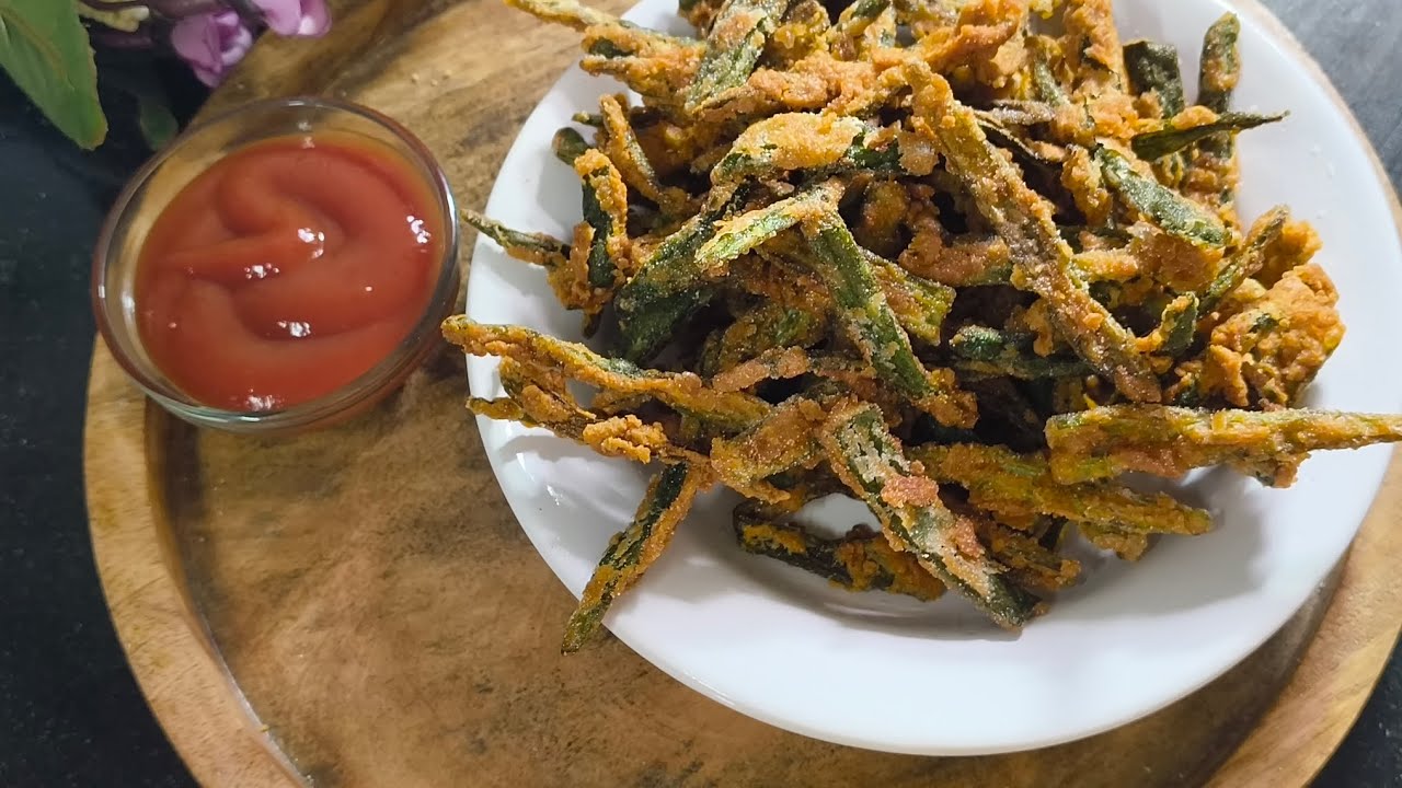 कुरकुरीत भेंडी रेसिपी|Kurkuri bhendi|Crispy bhendi