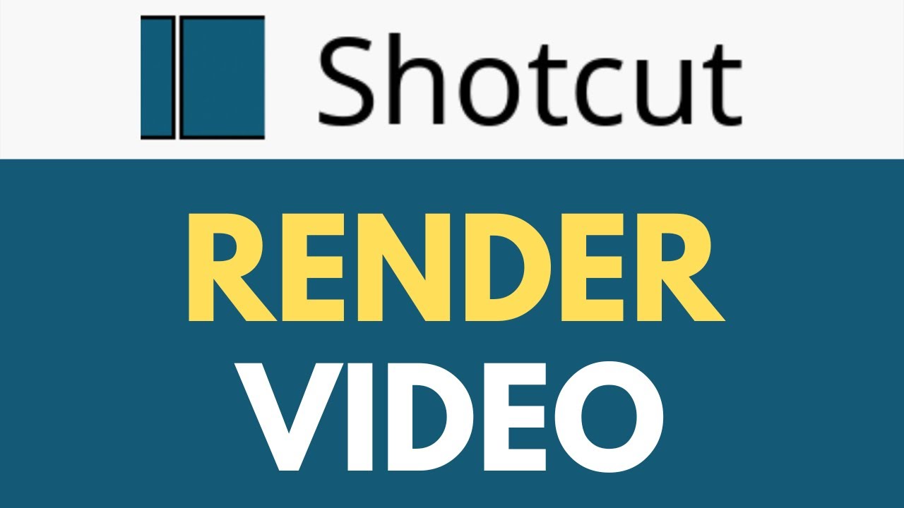 Как рендерить видео в Shotcut | Экспорт и рендеринг видеопроектов | Учебное пособие по Shotcut