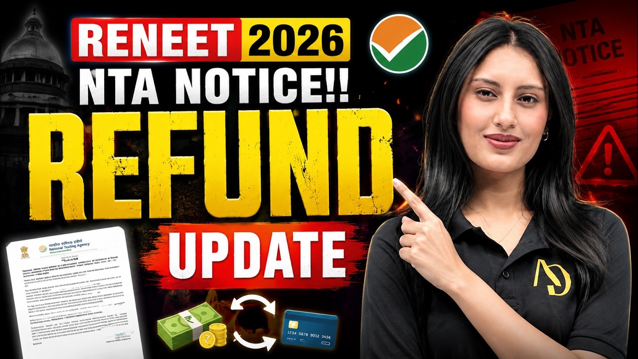 🚨 RENEET 2026 NTA Official Notice?! Big Update on Refund Details! | Shivani Maam