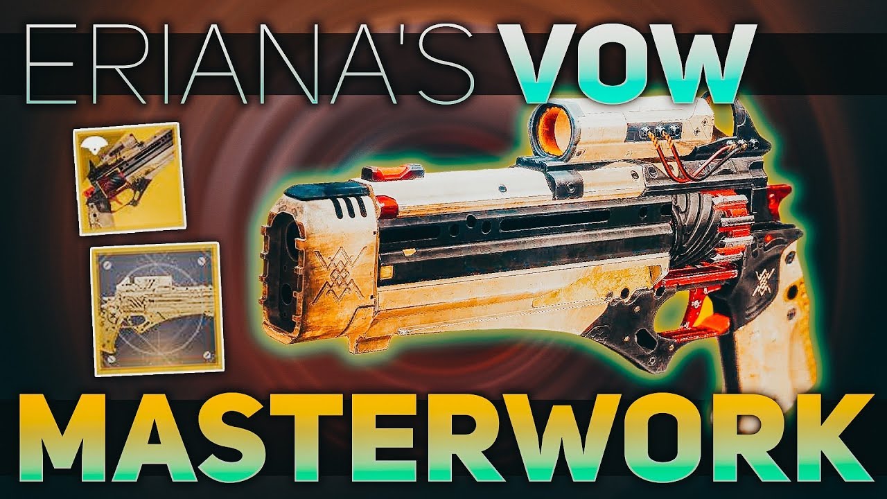 Eriana's Vow Masterwork (Exotic Catalyst Review) | Destiny 2 Shadowkeep