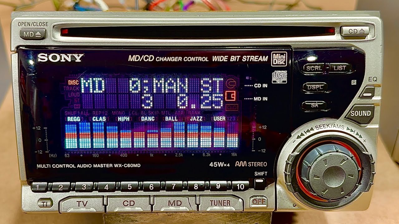 SONY WX-C60MD АВТОМОБИЛЬНАЯ СТЕРЕО АУДИО СИСТЕМА Радио и CD-плеер Восстановление Обслуживание Ремонт