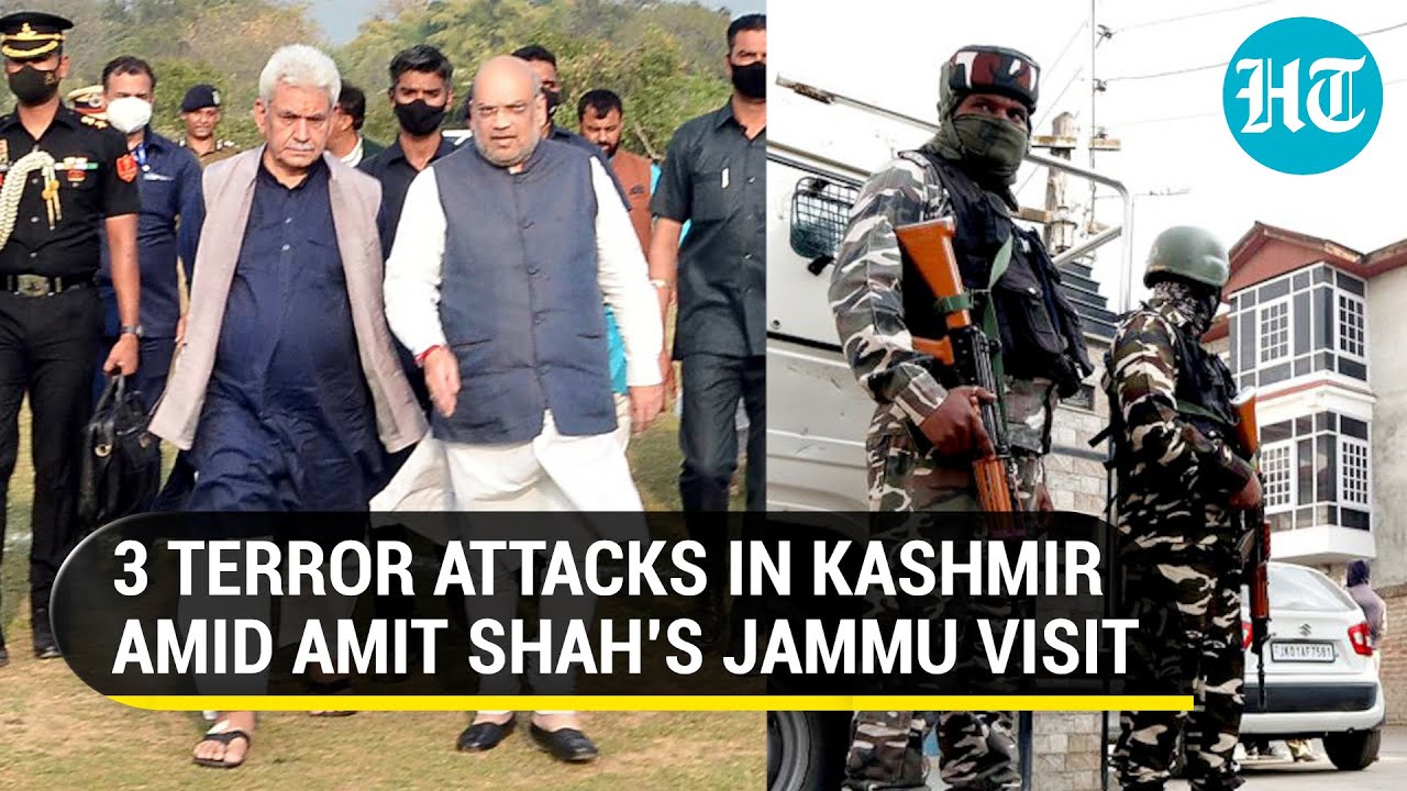 3 CRPF jawans, a non-local worker injured in Kashmir terror attacks amid Amit Shah's Jammu visit
