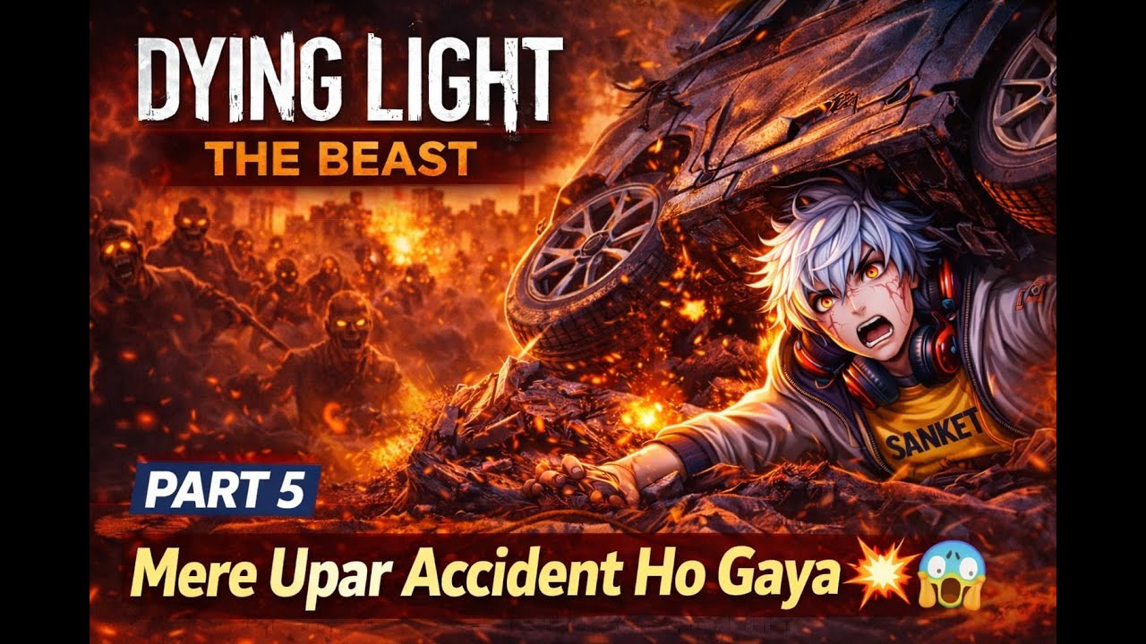 Dying Light – The Beast 😱 | Mere Upar Accident Ho Gaya 💥 | Part 5 | Hindi Gameplay