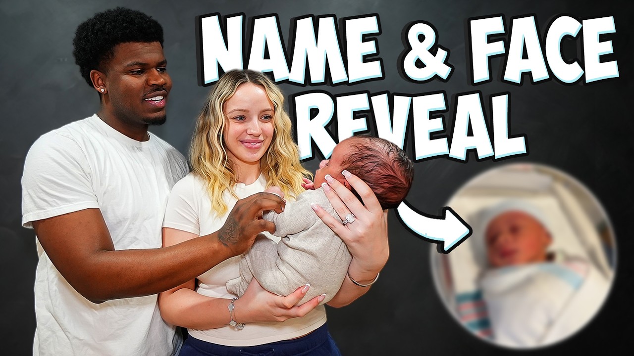 REVEALING OUR BABY BOY'S NAME AND FACE!! *VERY CUTE*
