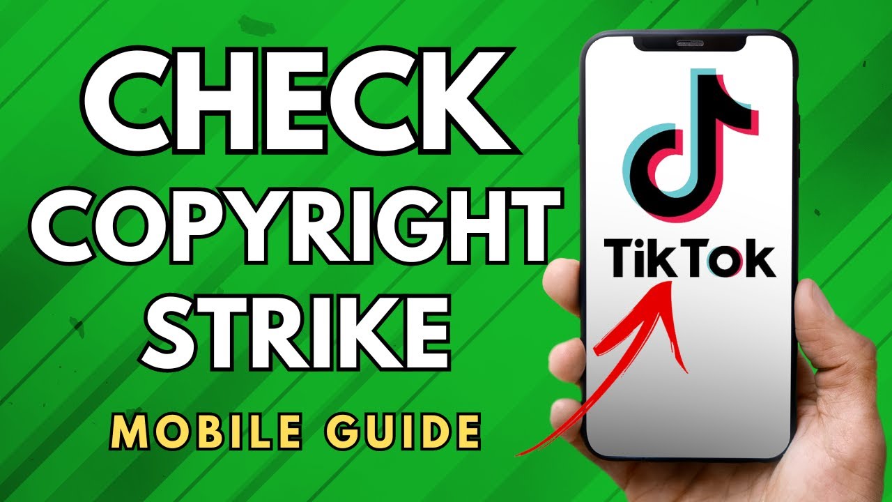 How To Check TikTok Video Copyright Strike - (Easy Guide!)