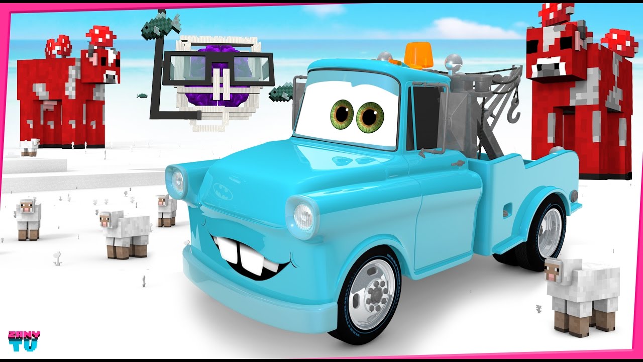 Dreamcraft Alpha : Disney Cars 3 Tow Mater & Minecraft Animation