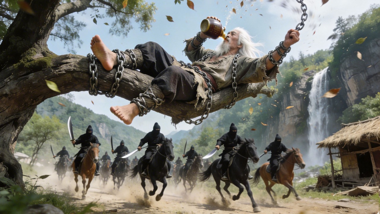 囚牢中的老乞丐竟是至尊武神，衝出牢籠反殺百餘頂尖殺手#movie #武俠 #動作#動作 #中國電視劇 #武俠片 #激戰#打鬥
