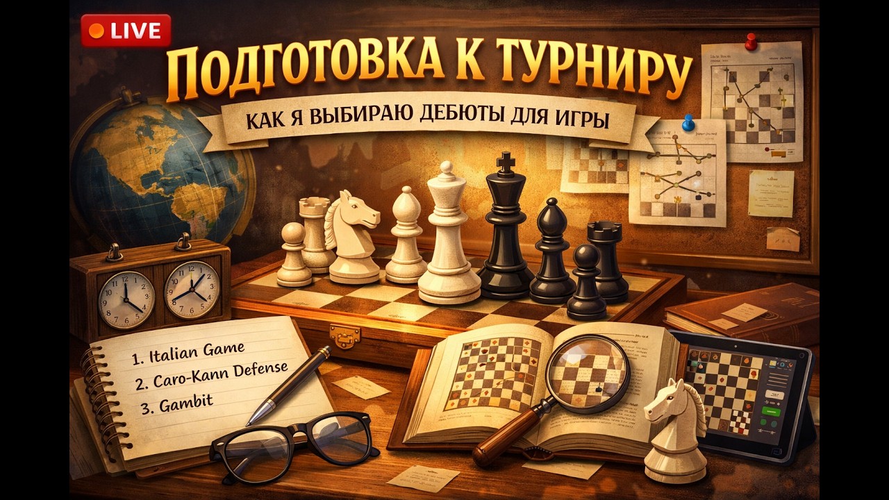 Шахматы - Подготовка к турниру | Как я выбираю дебюты для игры