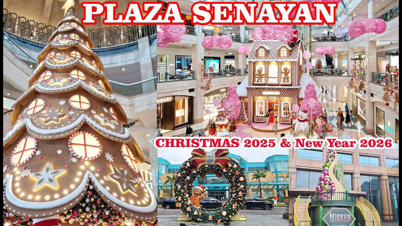 PLAZA SENAYAN CHRISTMAS DECORATION 2025 & NEW YEAR 2026,JAKARTA,INDONESIA