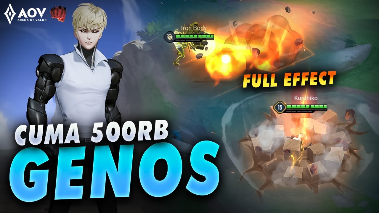 Ada Genos di AOV, Kolaborasi Dengan Anime One Punch Man Resmi AOV x OPM