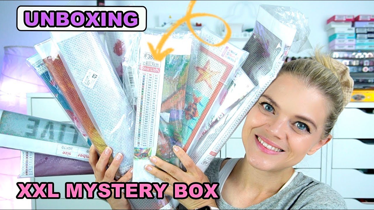 XXL MYSTERY BOX UNBOXING TEIL 2 | DIAMOND PAINTING HAUL | ONEDAYSAVING