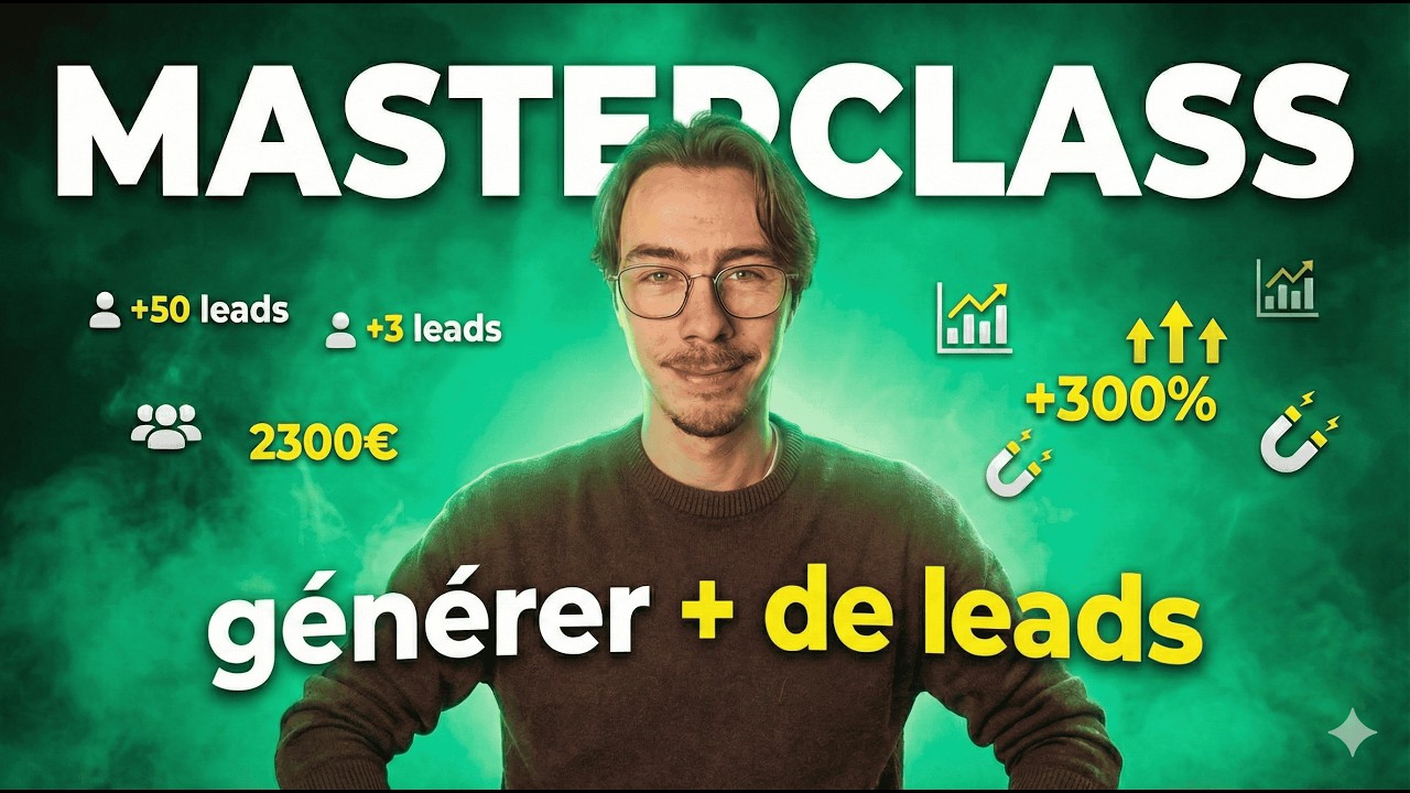 Attirer + de leads qualifiés en 24 minutes – Masterclass