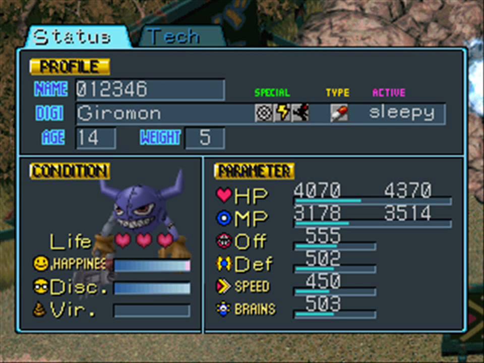 digimon world how to get giromon