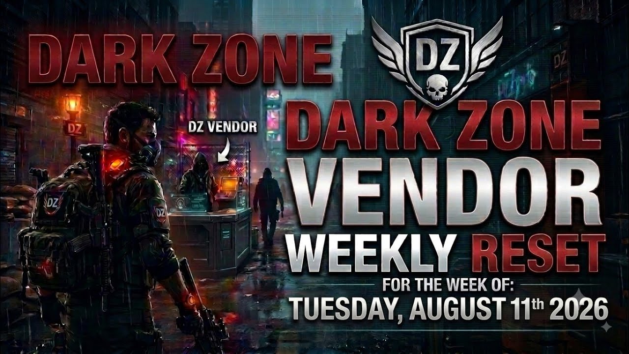 Division 2 Dark Zone vendor loot reset