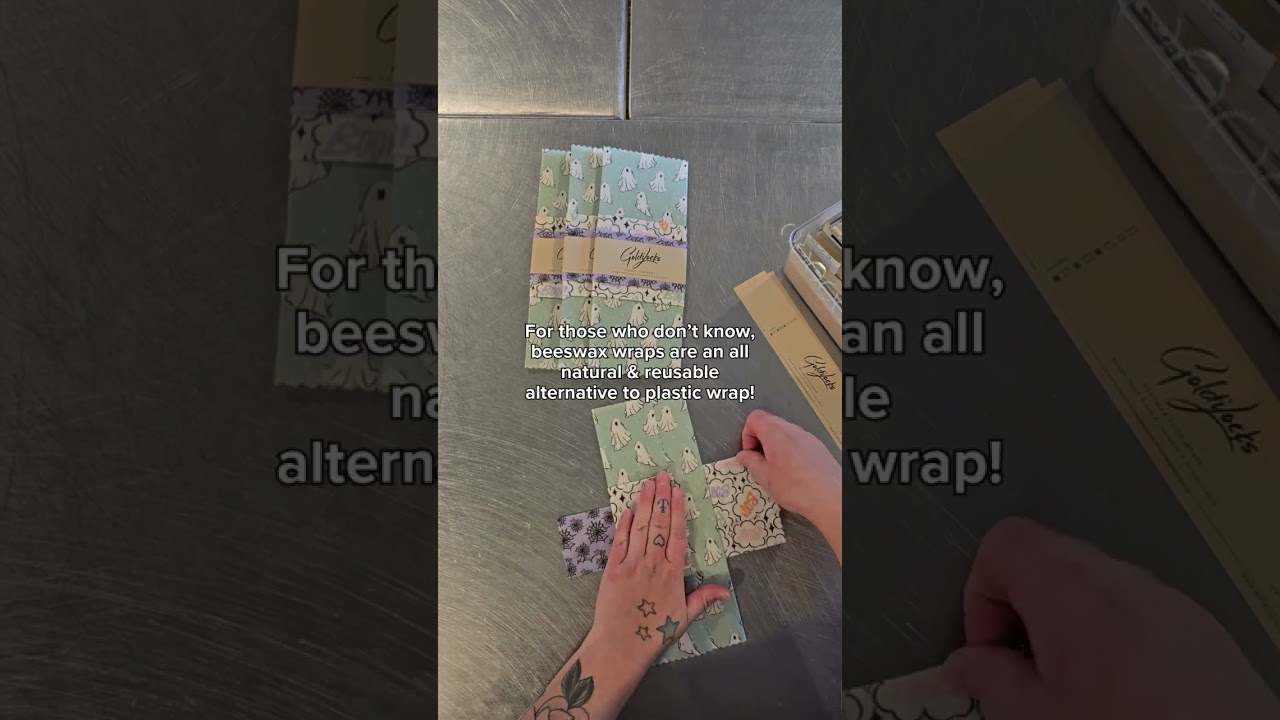 Let's make our Ghostie beeswax wraps! 👻 #asmr