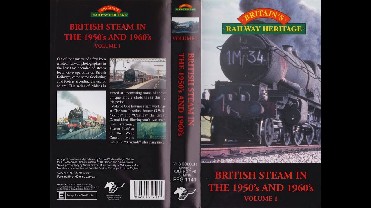 British Steam in the 1950's and 1960's: Volume 1 (1997 UK VHS)