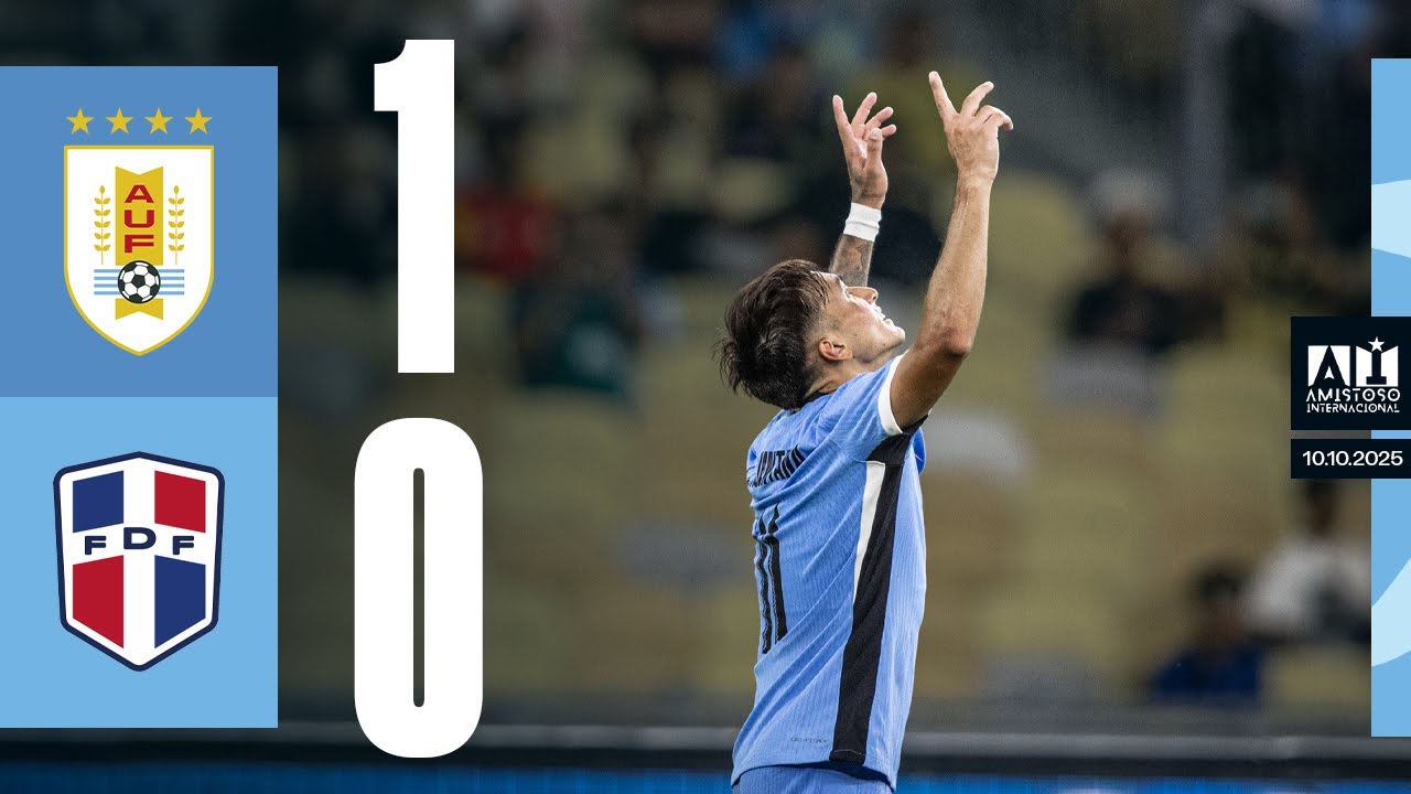 Uruguay 1-0 Rep&uacute;blica Dominicana | Amistoso Internacional | Fecha FIFA | #AUFTV