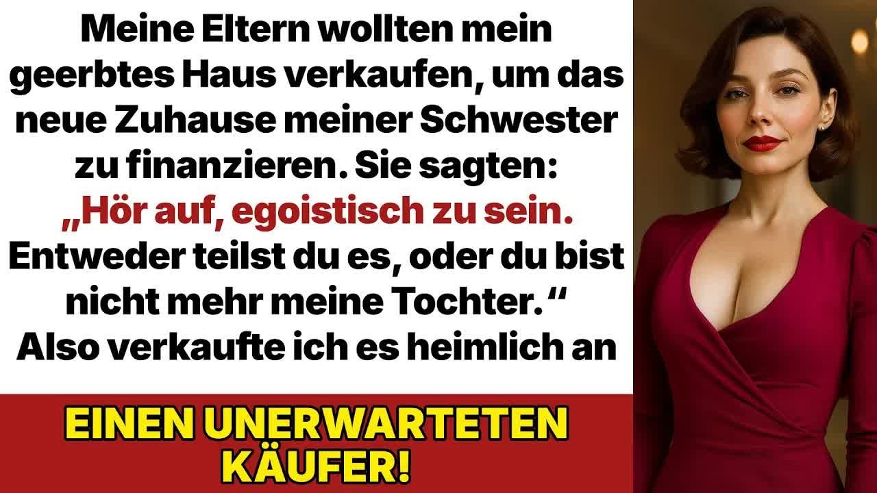 Meine Eltern verlangten, dass ich mein Haus an meine Schwester verkaufe – doch ihr CEO hatte sch