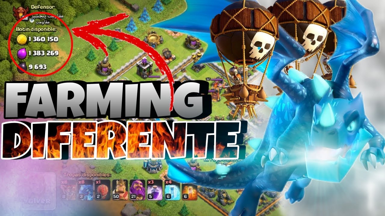 UNA FORMA DIFERENTE de HACER FARMING en TH11, TH12, TH13 y TH14 😨 DRAGONES ELECTRICOS ARRASANDO TH´s